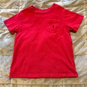 Ralph Lauren Kids Classic Red Tee